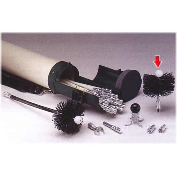 Integra Miltex A.W. Perkins Co 2706 4 Inch  Dryer Vent Brush W/female ButtonLok End 60150